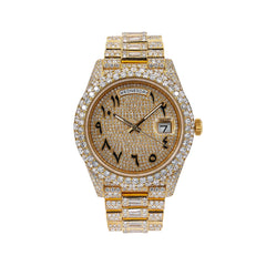 Rolex Watch iced out diamond luxury watch for mens hip hop moissanite watch