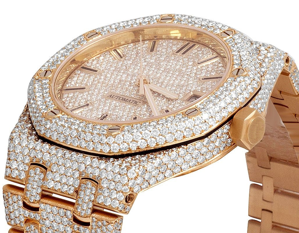 Audemars Piguet Watch mens iced out moissanite watch luxury diamond watch hip hop watch