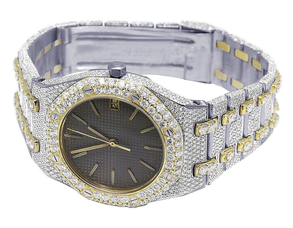 Audemars Piguet Watch mens iced out hip hop watch moissanite diamond watch for anniversary gift