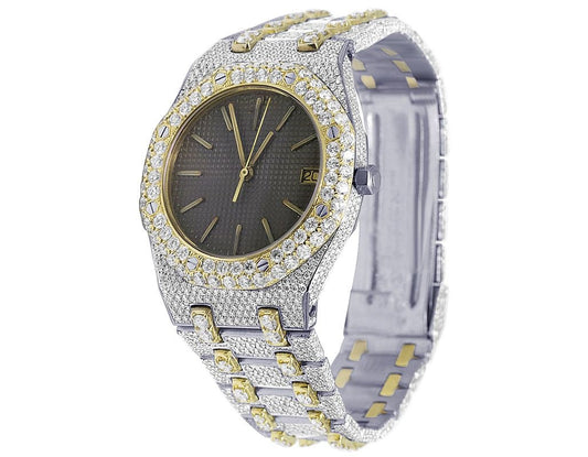 Audemars Piguet Watch mens iced out hip hop watch moissanite diamond watch for anniversary gift