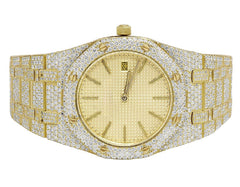 Audemars Piguet Watch mens fully automatic wrist watch moissanite diamond watch with yellow gold plating