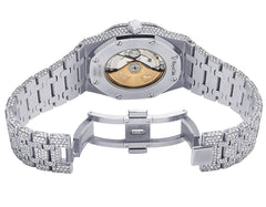 Audemars Piguet Watch mens iced out watch custom hip hop watch moissanite bling watch