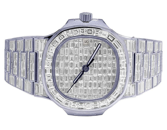 Patek Philippe Watch moissanite diamond watch mens luxury diamond watch bust down wrist watch