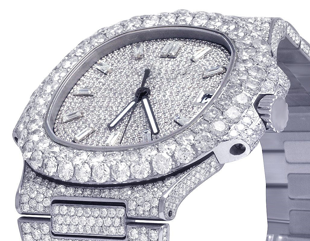 Patek Philippe Watch luxury mens watch bling iced out diamond watch hip hop moissanite watch quartz watch