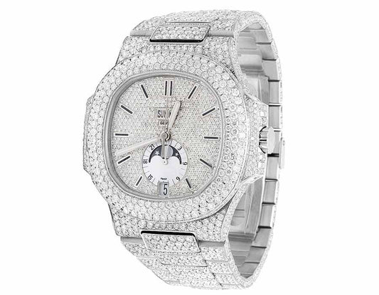 Patek Philippe Watch vvs moissanite diamond watch quartz watch for mens luxury watch for gift