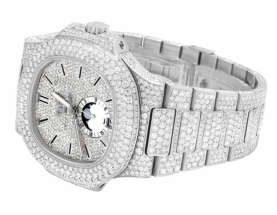 Patek Philippe Watch vvs moissanite diamond watch quartz watch for mens luxury watch for gift