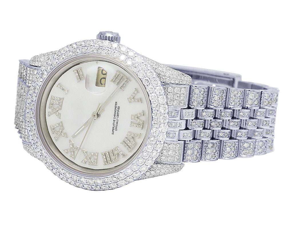 Rolex Watch automatic moissanite iced out watch luxuries hip hop watch mens wrist watch