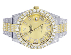 Rolex Watch vvs moissanite diamond watch mens wrist watch iced out hip hop watch