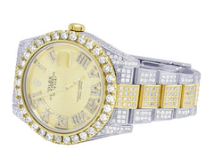 Rolex Watch vvs moissanite diamond watch mens wrist watch iced out hip hop watch