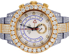 Rolex Watch fully iced out diamond watch moissanite wrist watch hip hop watch for men