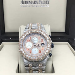 Audemars Piguet Watch iced out moissanite watch iced out diamond watch bust down watch