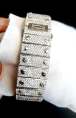 Cartier Watch buy vvs moissanite watch for him iced out diamond watch custom hip hop watch