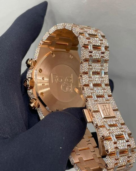 Audemars Piguet Watch vvs diamond watch iced out moissanite studded watch quartz watch men hip hop watch