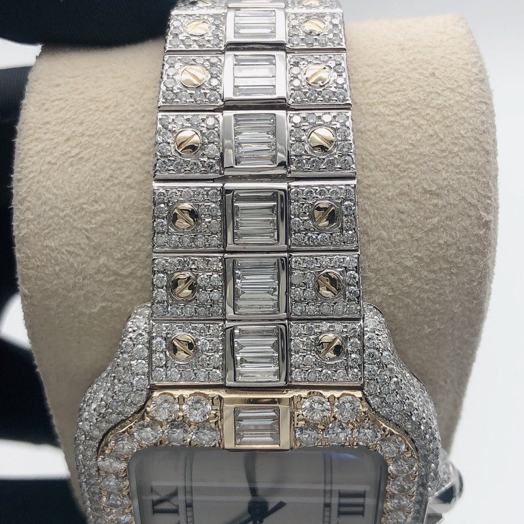 Cartier Watch luxury men watches moissanite diamond watch iced out bust down watch