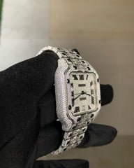 Cartier Watch luxury custom moissanite watches men iced out watch moissanite bust down watch