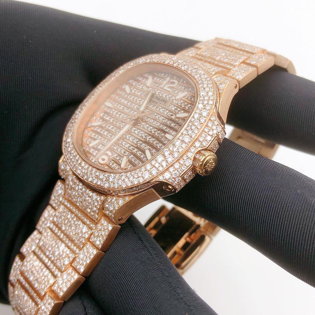 Patek Philippe Watch hip hop moissanite watch iced out diamond watch bling watch for men