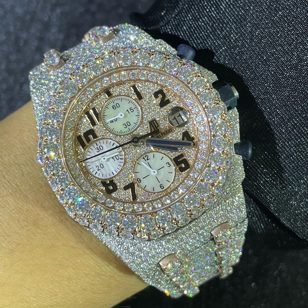 Audemars Piguet Watch vvs moissanite diamond watch iced out hip hop watch men luxury watch