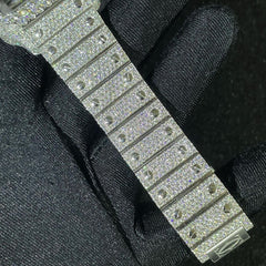 Cartier Watch men luxury wrist watch bling iced out moissanite diamond watch