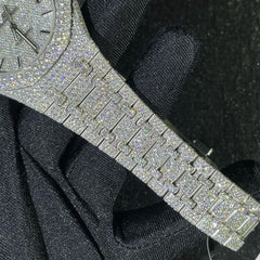 Audemars Piguet Watch fully iced diamond watch mens luxuries moissanite watch bust down wrist watch