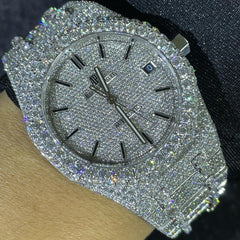 Audemars Piguet Watch fully iced diamond watch mens luxuries moissanite watch bust down wrist watch