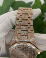 Audemars Piguet Watch custom baguette diamond watch hip hop iced out watch moissanite men wrist watch