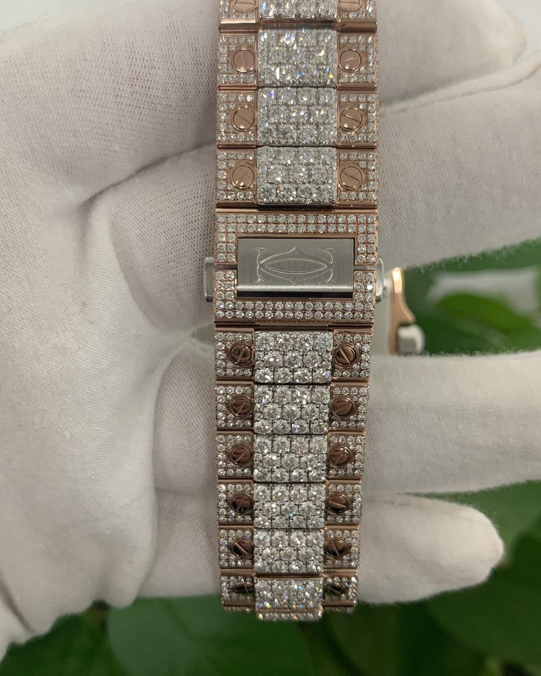 Cartier Watch vvs lab diamond watch iced out moissanite watch 2 tone gold plated watch